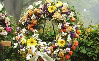 El significado de las flores de funeral